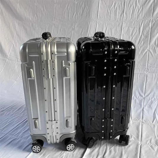 Formsia 20" Inch Cabin Spinner Classic Aluminum frame Trolley Bag Travel Suitcase Carry On Luggage On Wheel