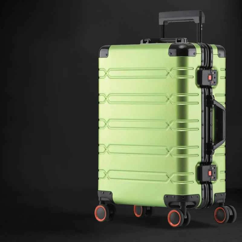 100% Aluminum-magnesium alloy Travel Suitcase Rolling Luggage 20/24/29 inch Trolley Luggage Carry-On Cabin Suitcase
