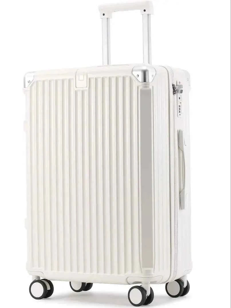 SUSHIMU Suitcase Travel Suitcase Men 20 24 26 Carry-On Luggage Women PC Frame Trolley Case