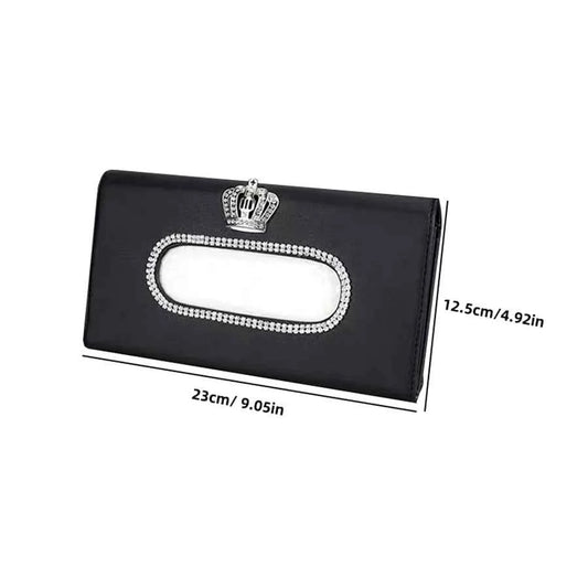 Car interior supplies car tissue box creative sun visor hanging sunroof seat back tissue box high-end
