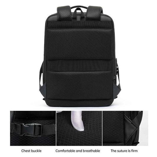 Backpack Men's Expandable Computerbag Large Capacity Business Travel Business Trip Luggage Bag E-Sports Game Hard Shell Backpack