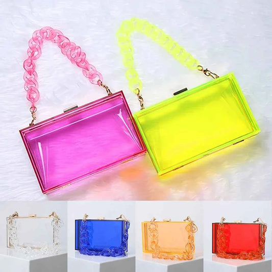 Women's Acrylic Mini Crossbody Clutch