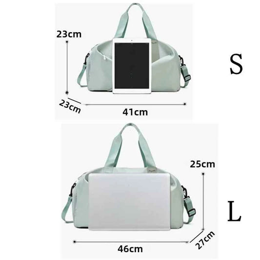 Women Gym Bag Sports Travel Dry Wet Bag Handbags Multifunction Swimming Tote Shoulder Weekend Fitness Duffle Yoga Shoes Daypack
