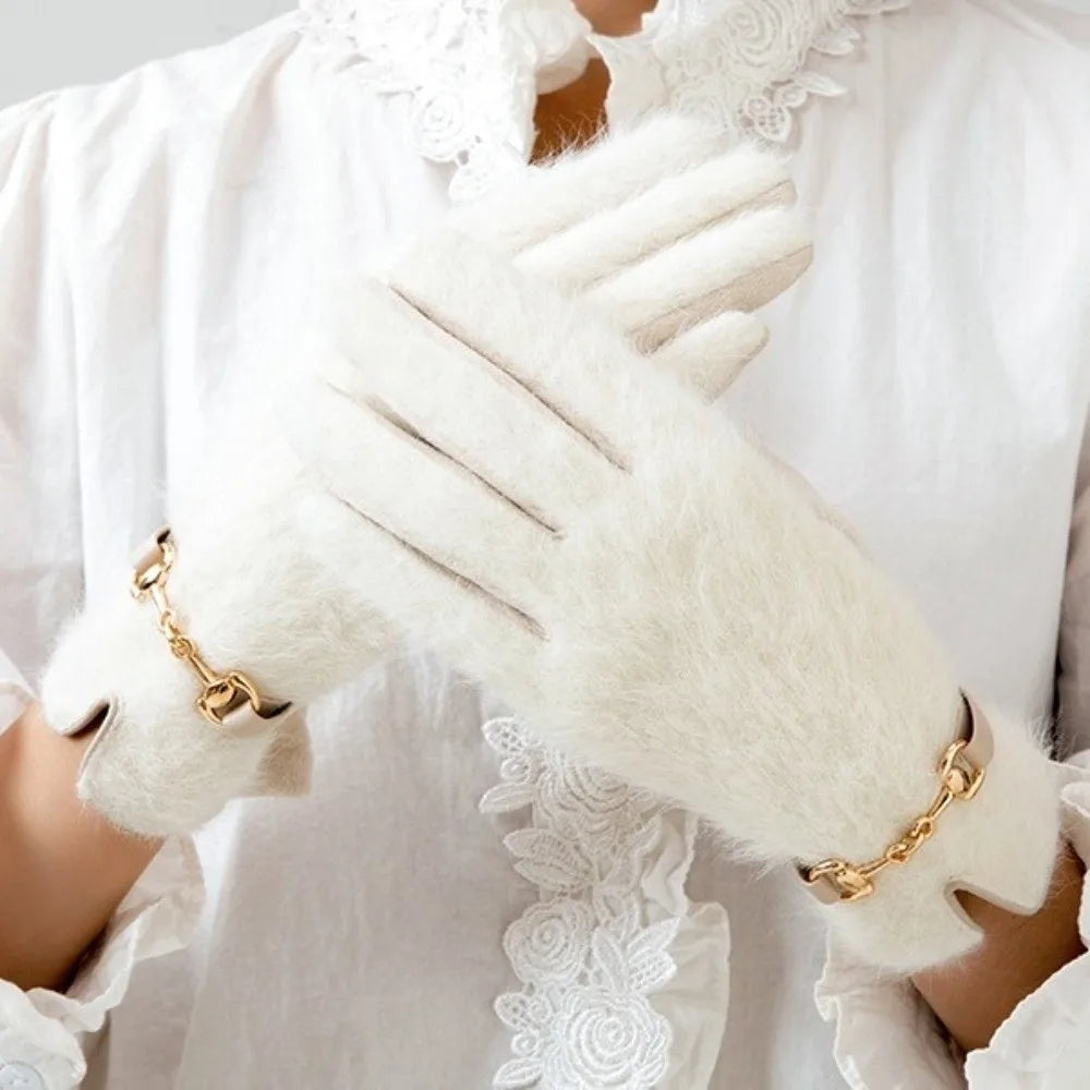 Winter Gloves with Fur-Style Trim — original product gallery image 8