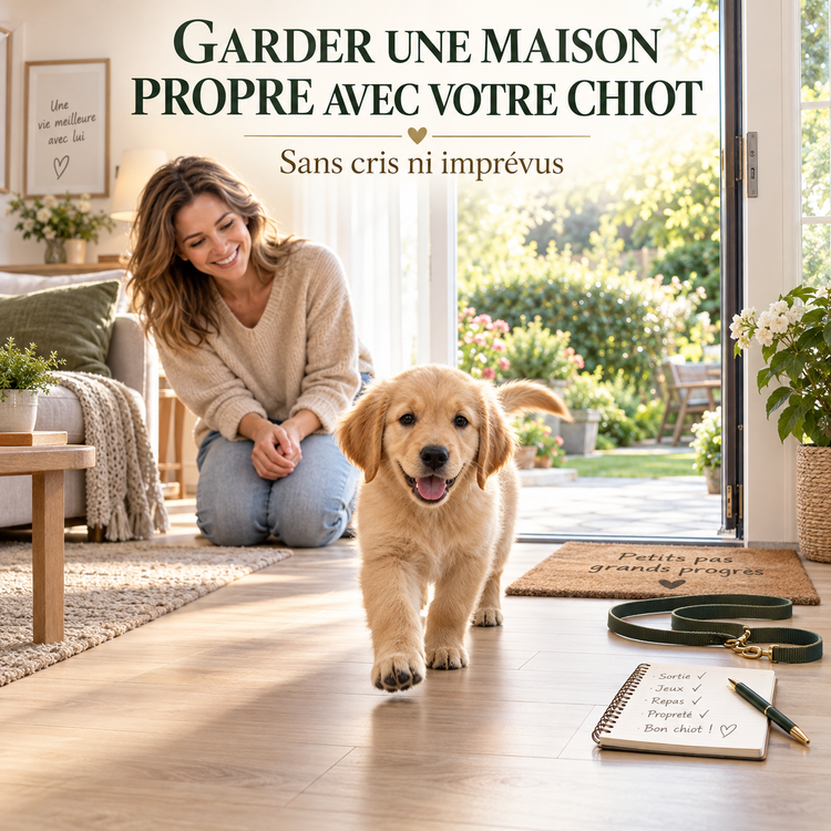 Garder une maison propre avec votre chiot — French e-book cover