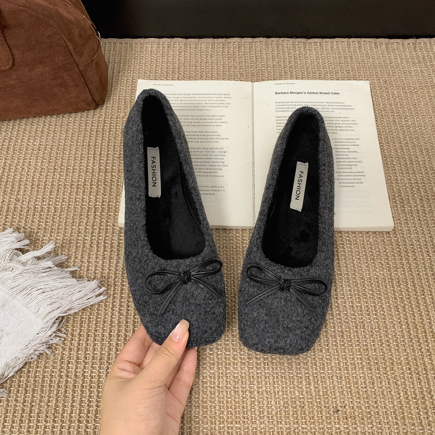 Zapatos Bajos de Mujer Estilo Retro Francés