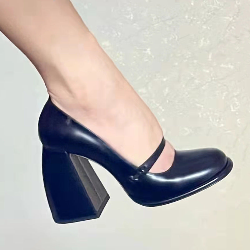 Zapatos Mary Jane Vintage Franceses de Moda para Mujer