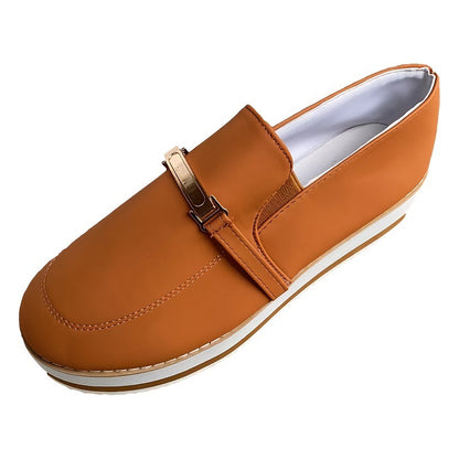 Zapatos de mujer con plataforma, casuales, con suela gruesa tipo muffin