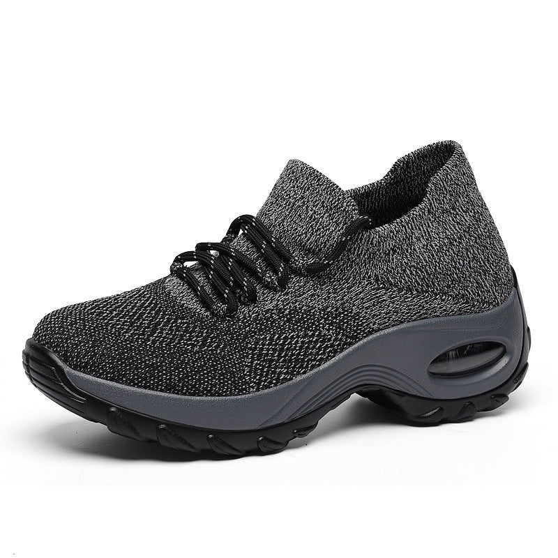 Zapatillas deportivas de punto volador para mujer