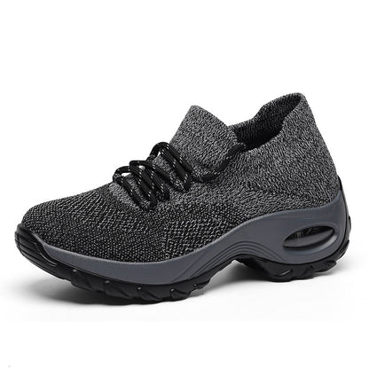 Zapatillas deportivas de punto volador para mujer