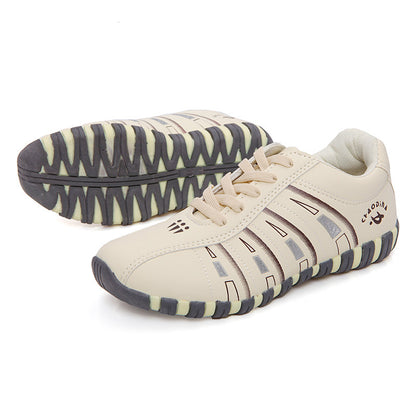 Zapatos de suela plana para mujer, de corte bajo, cómodos y transpirables, para exteriores