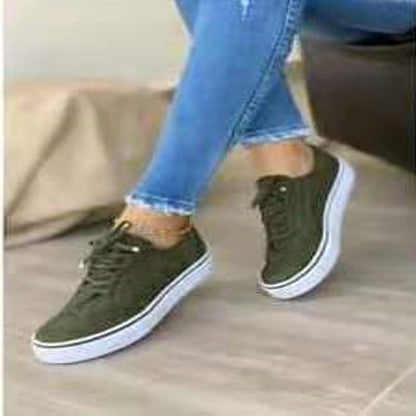 Zapatos de viscosa para mujer, color liso, marrones, con punta redonda