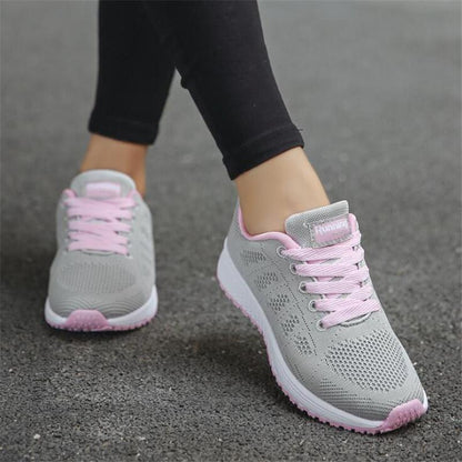 Zapatillas de deporte transpirables para mujer para tenis al aire libre