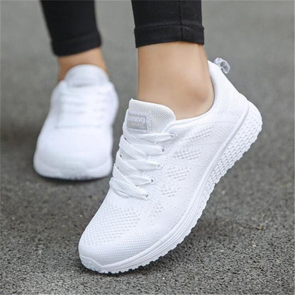 Zapatillas de deporte transpirables para mujer para tenis al aire libre