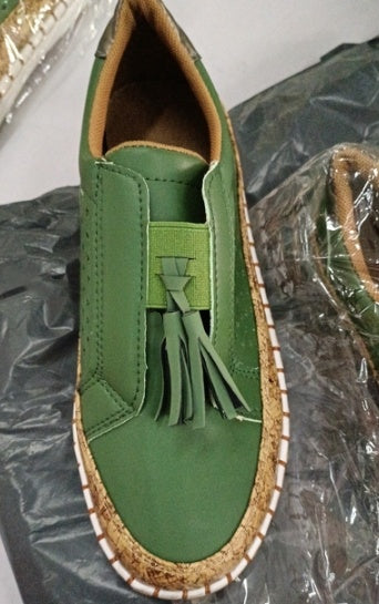 Zapatos planos con estampado étnico, estilo casual, con cremallera lateral y sin cordones, mocasines para mujer