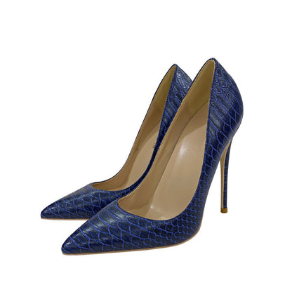 Zapatos de tacón de aguja de punta para mujer