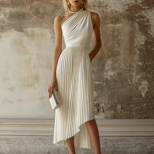 Elegante vestido de noche de alta costura para mujer