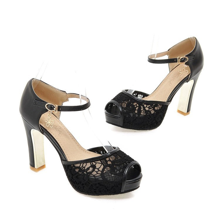 Sandalias de moda de verano para mujer de malla