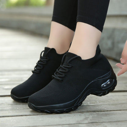 Zapatillas deportivas de punto volador para mujer