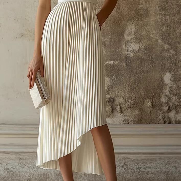 Elegante vestido de noche de alta costura para mujer