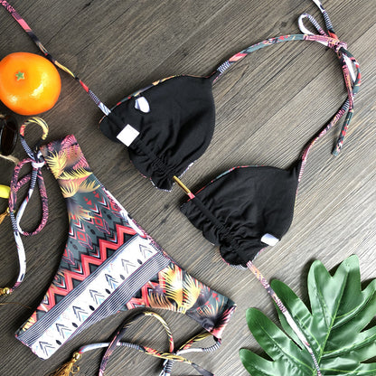 Traje de baño floral vintage