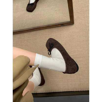 Retro French Flat Low-cut Shoes Women
