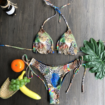 Traje de baño floral vintage