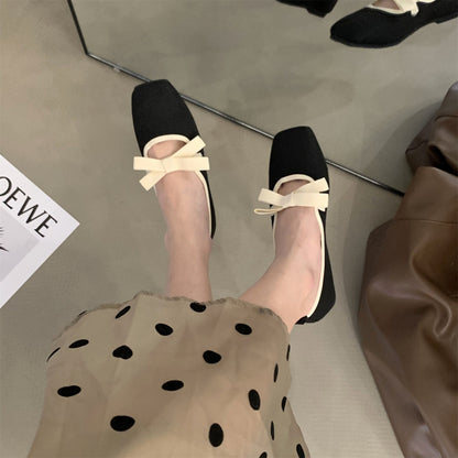 Zapatos planos de mujer de corte bajo con suela plana