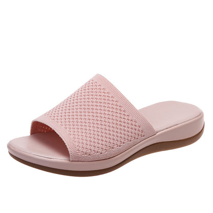 Zapatos de Mujer Sandalias Planas de Verano Zapatillas Casuales para Interiores y Exteriores para Zapatos de Playa