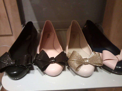 Zapatos de playa Xiangxiang planos de mujer con lazo grande