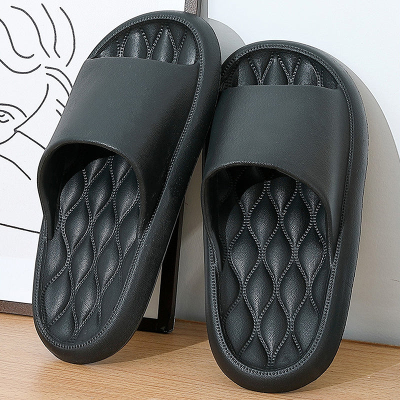 Zapatillas suaves de verano para el suelo del baño para mujeres y hombres