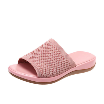 Zapatos de Mujer Sandalias Planas de Verano Zapatillas Casuales para Interiores y Exteriores para Zapatos de Playa
