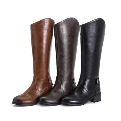 Zapatos de Mujer Casual Botas Altas de Moda Caballero para Mujer