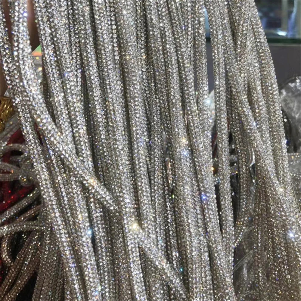 Crystal Rhinestone Drawstring Cord & Aglet Accessories — product view 39