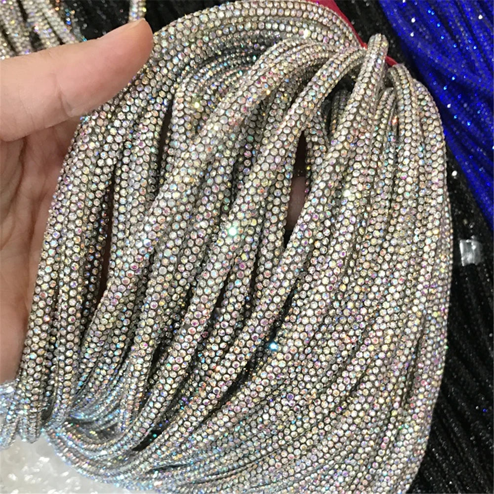 Crystal Rhinestone Drawstring Cord & Aglet Accessories — product view 31