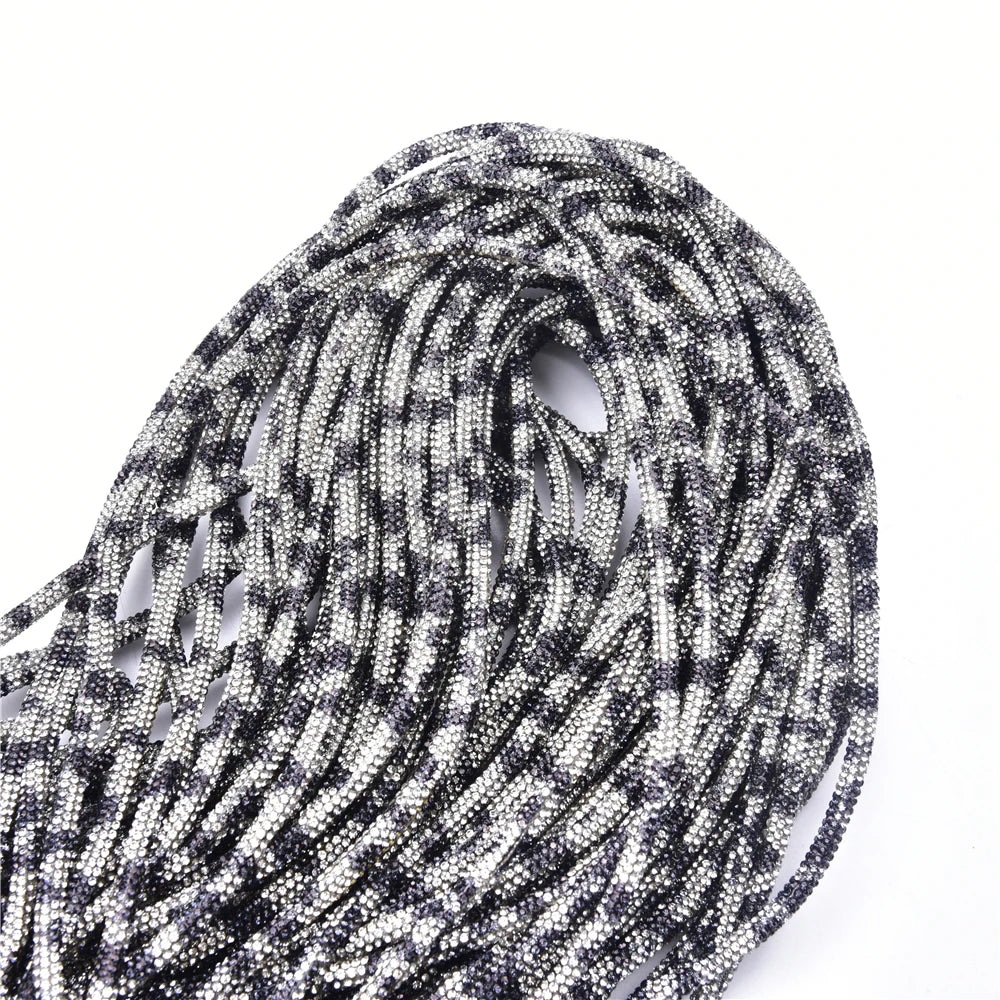 Crystal Rhinestone Drawstring Cord & Aglet Accessories — product view 38