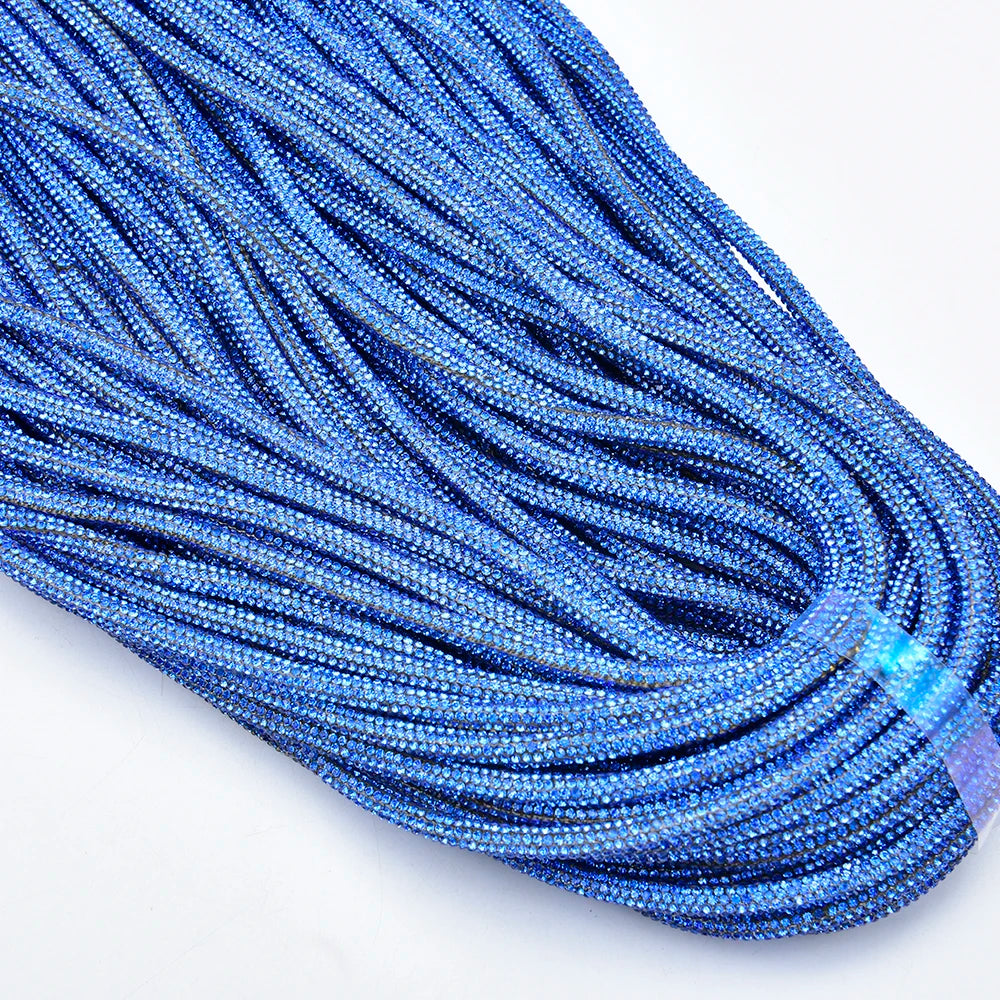 Crystal Rhinestone Drawstring Cord & Aglet Accessories — product view 37