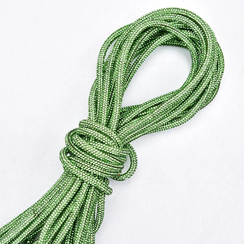 Crystal Rhinestone Drawstring Cord & Aglet Accessories — product view 9