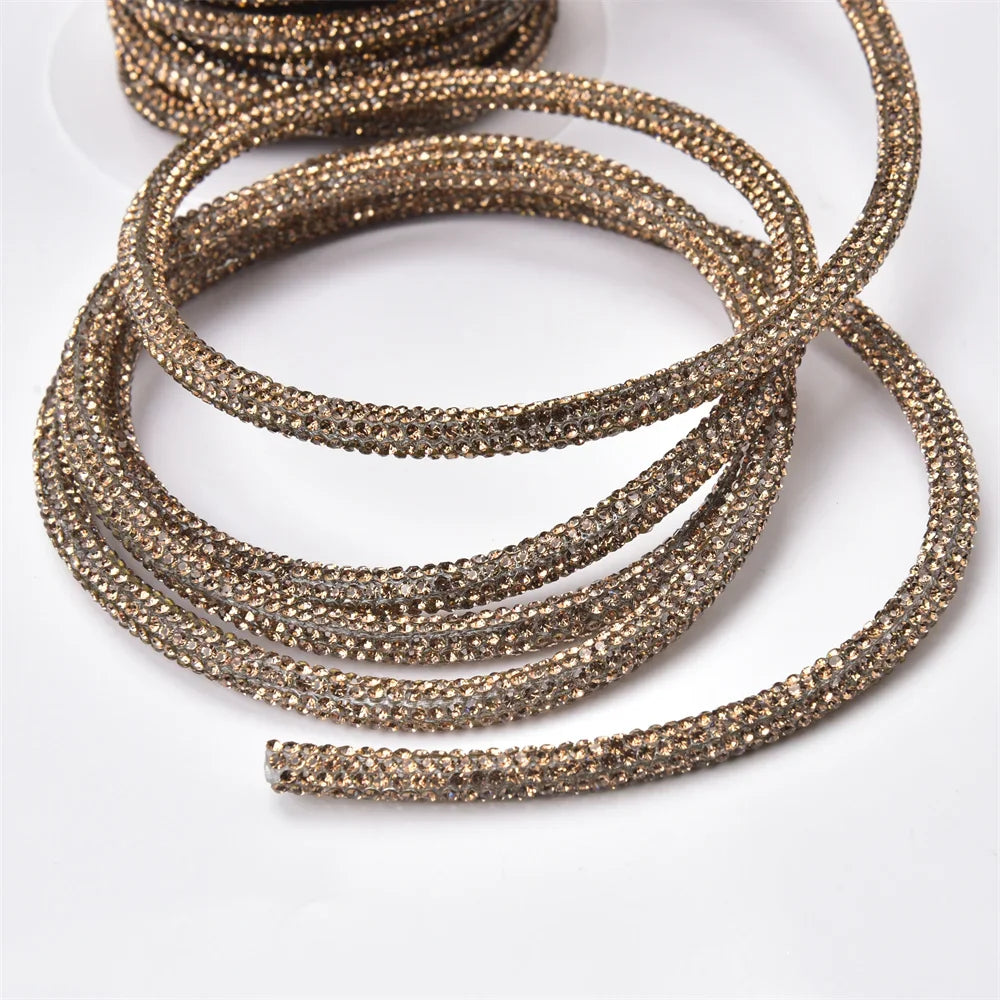 Crystal Rhinestone Drawstring Cord & Aglet Accessories — product view 32