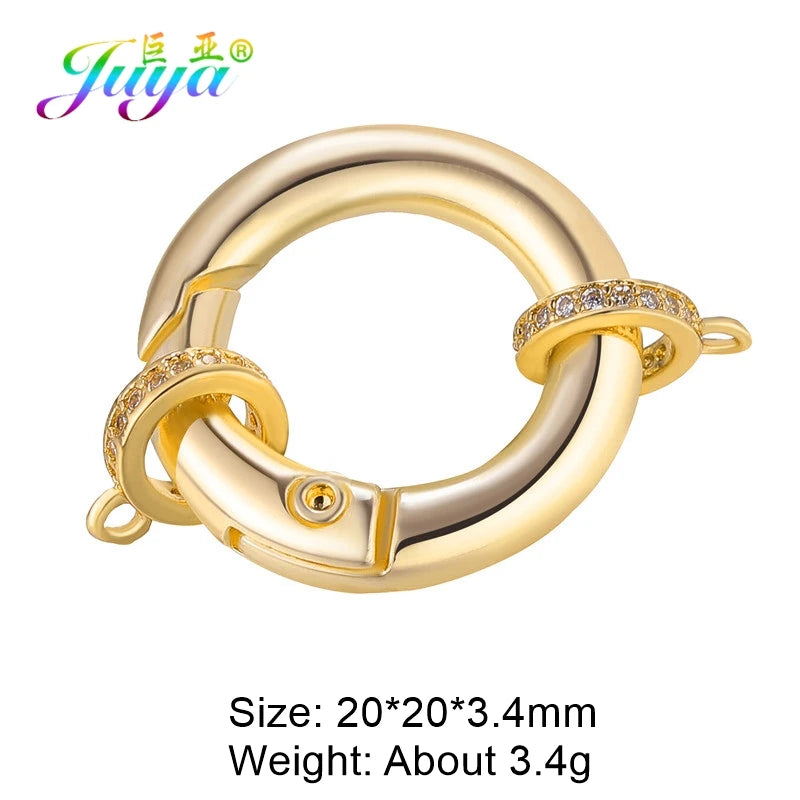 Rhinestone Carabiner Clasp for Jewellery Making — product view 17