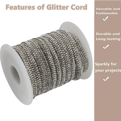 Crystal Rhinestone Craft Cord — 6 mm, 5 m — product view 5