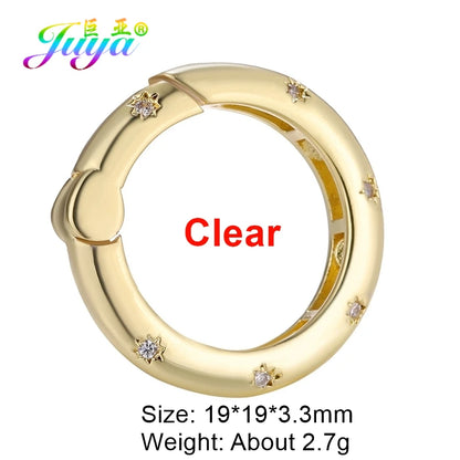 Rhinestone Carabiner Clasp for Jewellery Making — product view 15