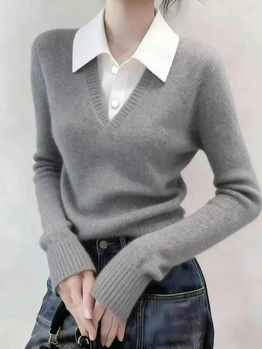 Women's Slim-Fit Knit Sweater