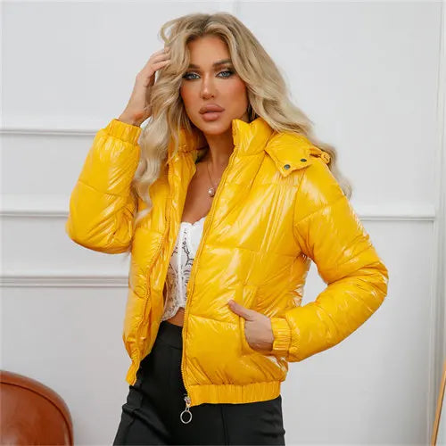 Women's Hooded Padded Winter Jacket — original product gallery image 11