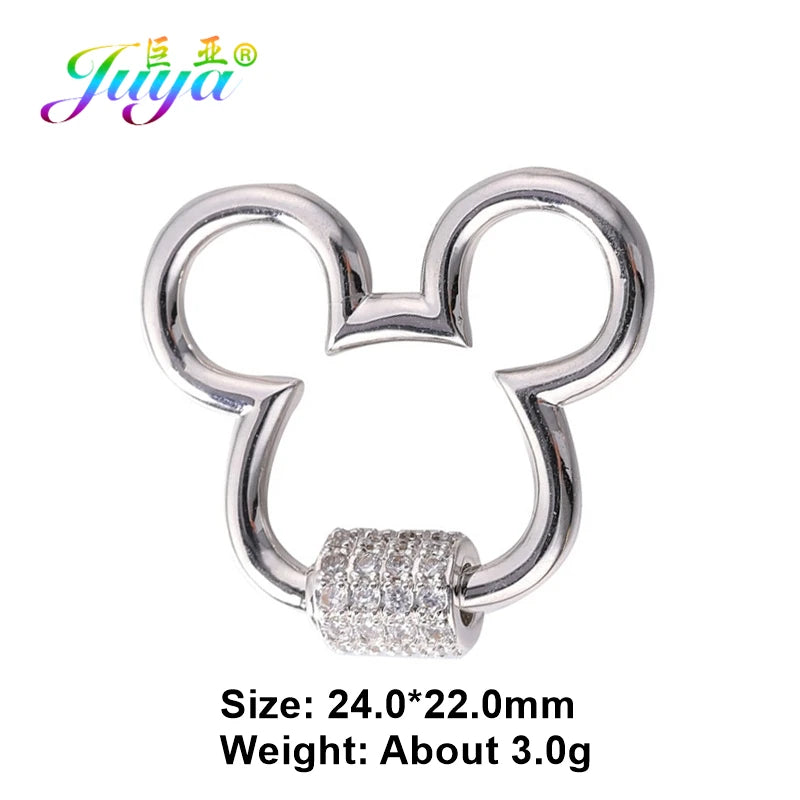 Rhinestone Carabiner Clasp for Jewellery Making — product view 12