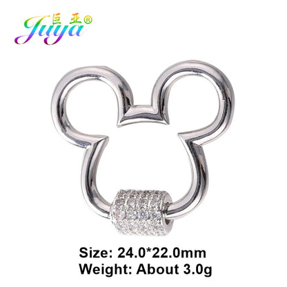 Rhinestone Carabiner Clasp for Jewellery Making — product view 12