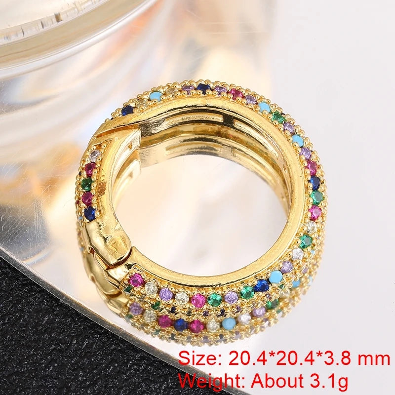 Rhinestone Carabiner Clasp for Jewellery Making — product view 38