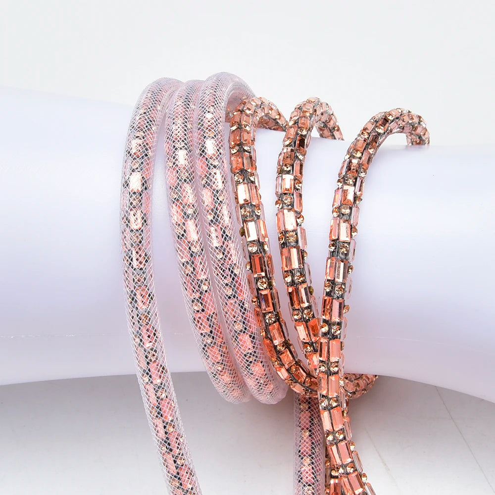 Crystal Rhinestone Cord Trim — 6 mm, 2 yd — product view 8