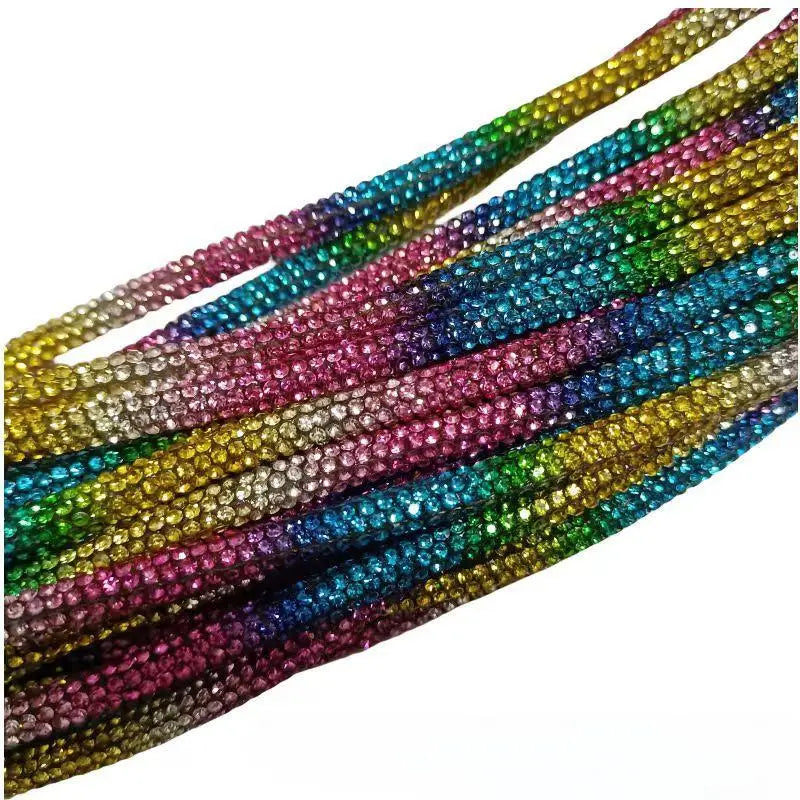 Crystal Rhinestone Cotton Cord — 5/6 mm, 50 yd — product view 18