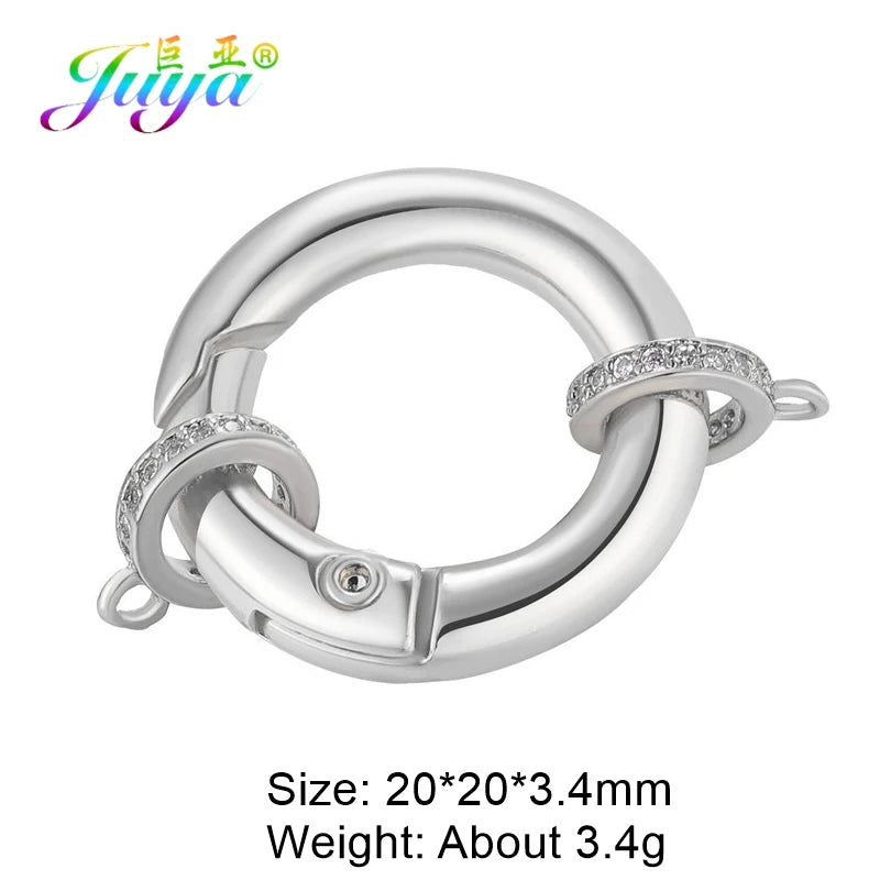 Rhinestone Carabiner Clasp for Jewellery Making — product view 16